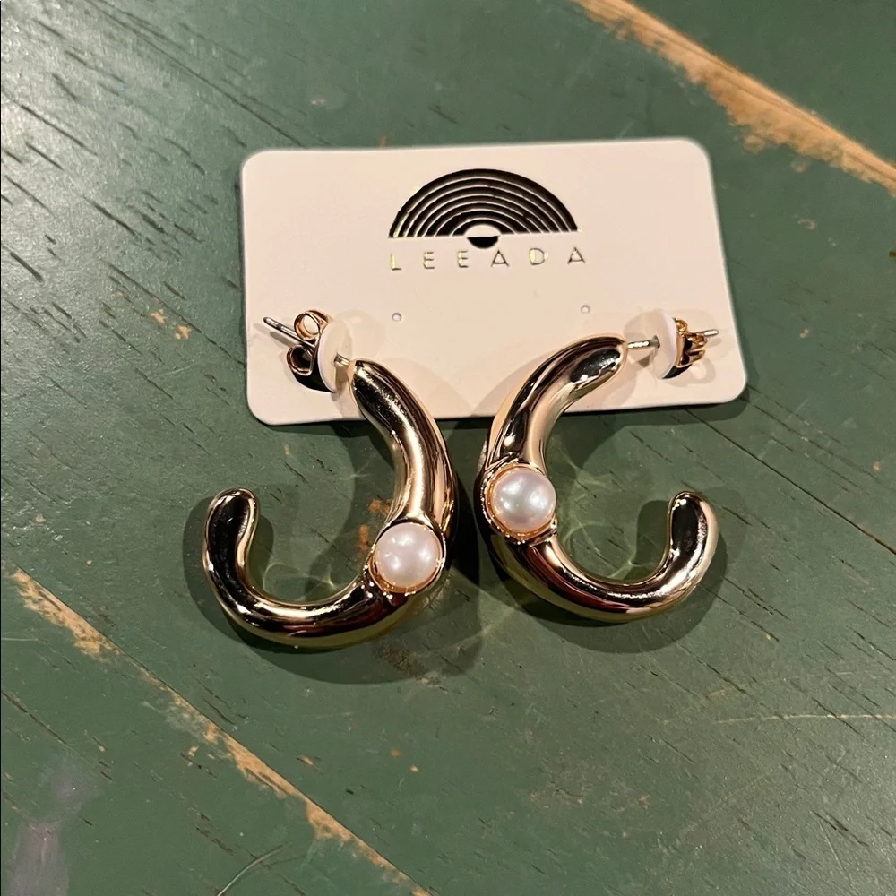 Free People NWT Leeada Lune Earrings